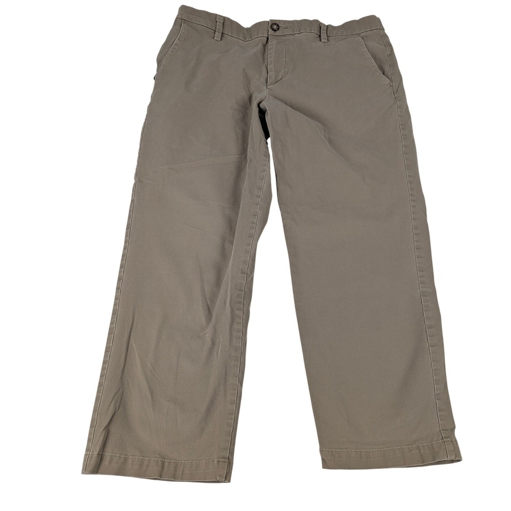 Mens Dockers Smart 360 Tech Straight Fit Khaki Pants Tan Chinos 36x28